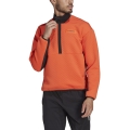 adidas Fleece Pullover Terrex Utilitas Hike Half-Zip orange Men